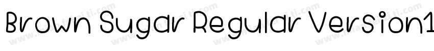 Brown Sugar Regular Version1000字体转换